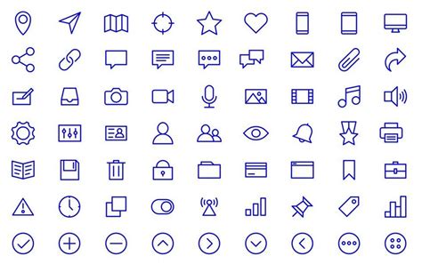 60 Free Outline Icon Sets Perfect For Contemporary Designs