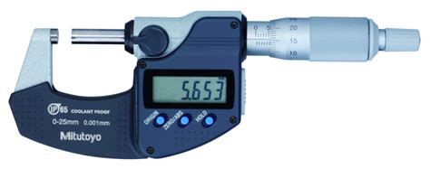 Mitutoyo Ip65 Digimatic Coolant Proof Micrometers Metric Penn Tool