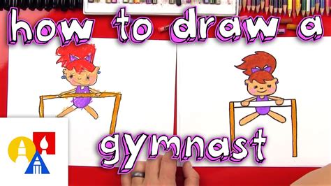 My today's lesson will help you draw these fluffy and cute animals. How To Draw A Cartoon Gymnast - YouTube