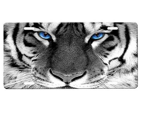 Tiger Eyes License Plate Etsy Tiger Canvas Prints Monochrome