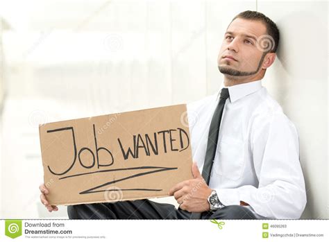 Looking For A Job Stock Image Image Of Businessman Financial 46095263