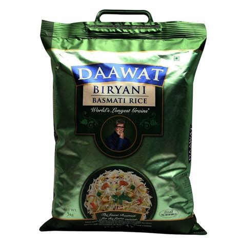 Switch off heat and strain the rice. Daawat Biryani Basmati Rice 5 kg - Pheebs