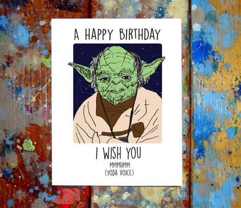 Carte D Anniversaire Yoda Inspirational Carte De Joyeux Anniversaire De Star Wars Par Mothers