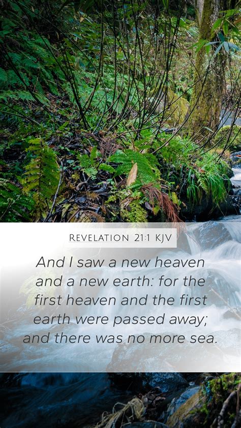 Revelation 211 Kjv Mobile Phone Wallpaper And I Saw A New Heaven And