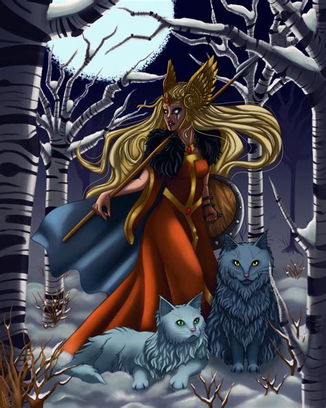 Freya Queen Of The Valkyries By Sabelladona On Deviantart