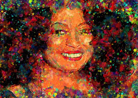 Diana Ross American Singer Songwriter Actress Digital Art By Michael Earch