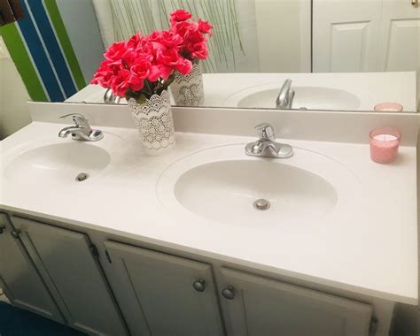 Because of that i'm not looking to highlight or embrace the flaws that can add character to antique furniture, so i happily welcome a piece with laminate while. How to paint laminate countertops easy with interior paint ...