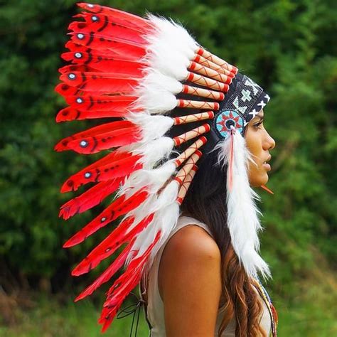 red indian chief headdress 65cm indian headdress novum crafts indian headdress chiefs