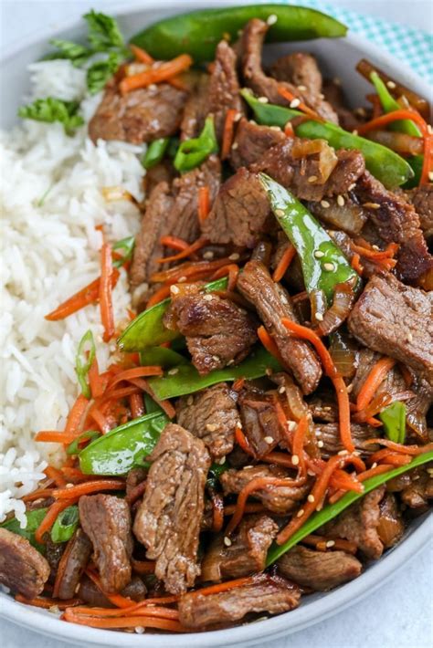 Simmer until thickened and serve. The Best Beef Stir Fry Recipe - Momsdish