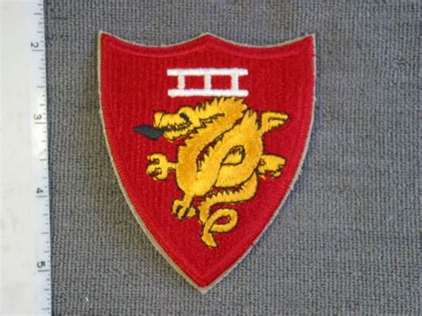 Tioh Institute Heraldry Sample Late 1948 Exp 3rd Amphibious Corps By
