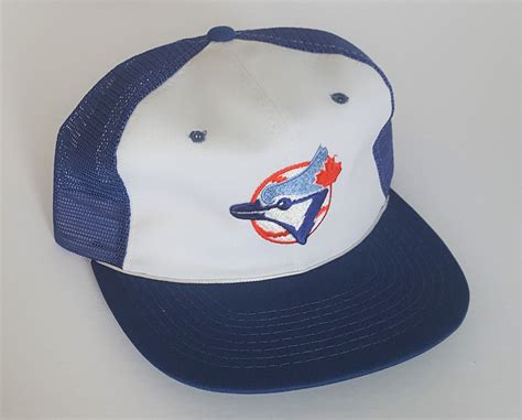 Vintage Toronto Blue Jays Deadstock Mesh Snapback Hat Mlb Vtg Etsy