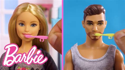 Barbie My Morning Routine With Barbie And Ken Dolls Youtube