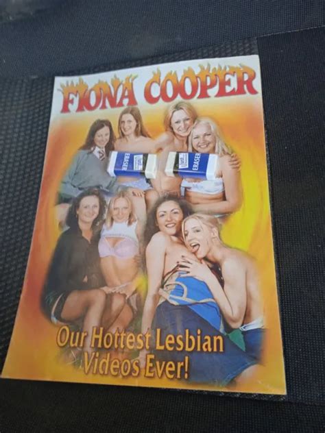 Rare Fiona Cooper Catalogue Magazine Issue Our Hottest Lesbian Videos Ever Picclick