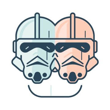 Star Wars Style Icons Storm Trooper Vector Stormtrooper Lineal Icon