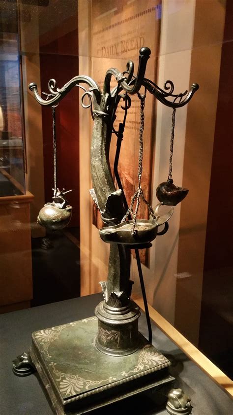 pompeii exhibit seattle 2015 a hanging oil lamp stand incredible artistry oil lamps