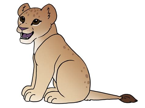 How To Draw A Lion Cub 15 Steps With Pictures Wikihow