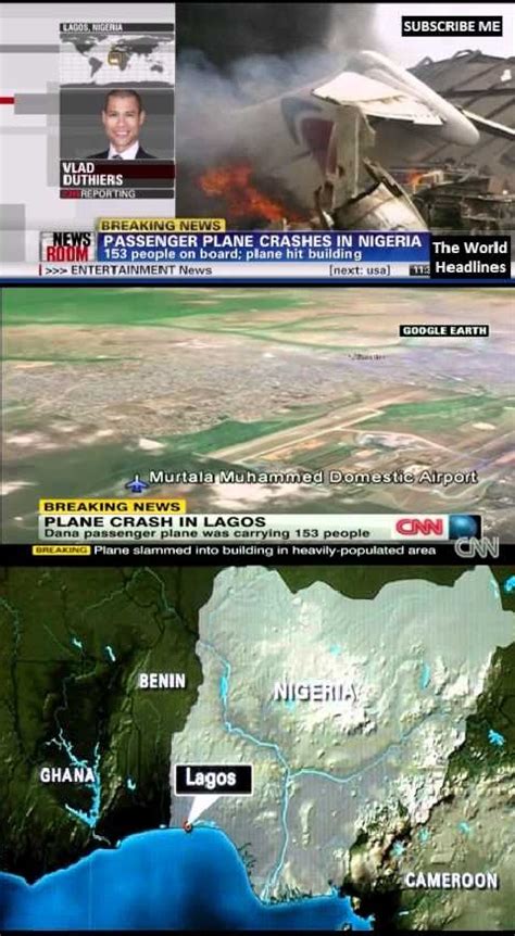 Nigerian military plane crashes near capital airport, seven dead. SOLYMONE BLOG: NIGERIA PLANE CRASH KILLS 153
