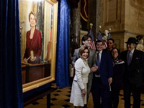 Nancy Pelosis Portrait Unveiled Historic 1st Of A Female Speaker