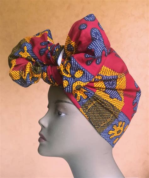 Ankara Headwrap Wax Scarf African Turban Ankara Headtie Wax Fabrics African Turban Ankara