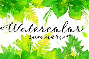 15 Watercolor Summer Backgrounds ~ Textures On Creative Market