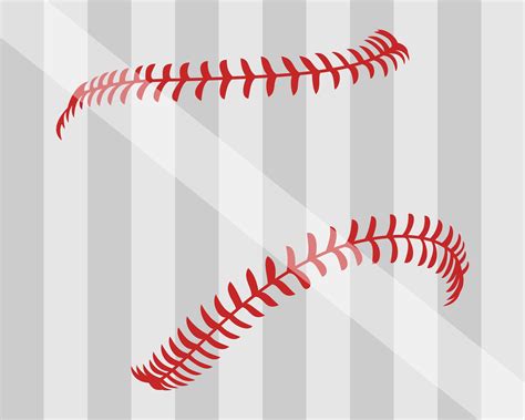 Baseball Stitches Svg Files Baseball Laces Svg File For Cricut Images