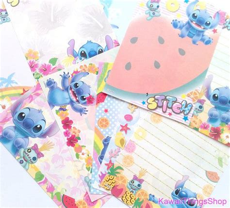 20 Stitch Stationery Memo Note Papers Scrapbooking Etsy Note