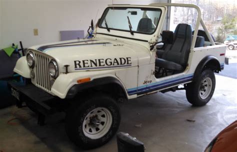 1980 Jeep Cj7 Renegade For Sale In Mineral Virginia United States For