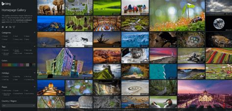 Bing Now Sharing Backstory Of Its Home Page Photo And Gallery Of Past