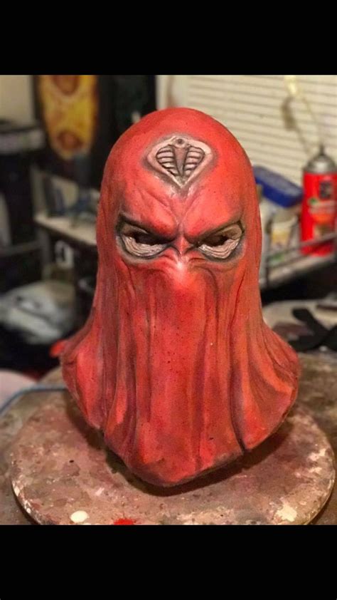 Gi Joe Cobra Commander Crimson Cosplay Halloween Mask