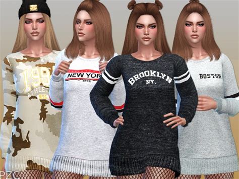 The Sims Resource Fall Sweatshirts Collection By Pinkzombiecupcakes