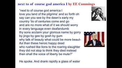 Read next course of action from the story quirkless rejects by krumblekitty with 890 reads. next to of course god america i read by EE Cummings (AQA ...