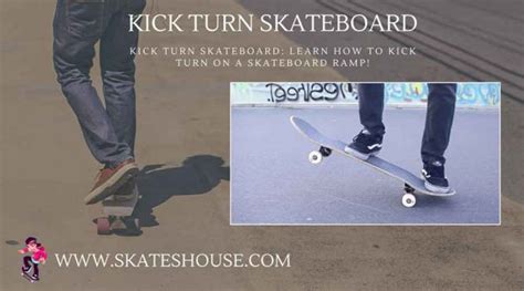 Kick Turn Skateboard Is A Trick To Ride A Skateboard