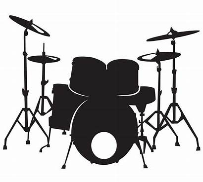 Drum Silhouette Vector Drums Band Shutterstock Background