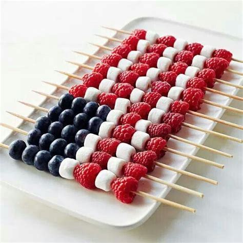 After all, you can serve up a warm toasted marshmallow smores bars with just four ingredients and 20. 4th of July Flag Fruit Dessert - Our Motivations - Art ...