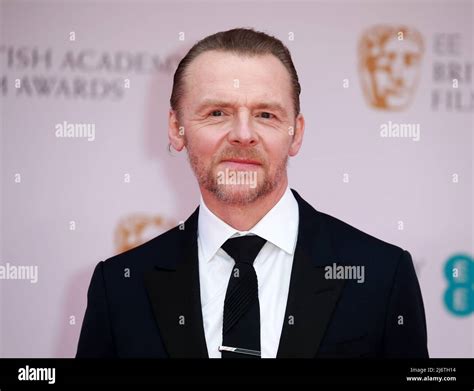 Simon Pegg Attends The Ee British Academy Film Awards 2022 At Royal