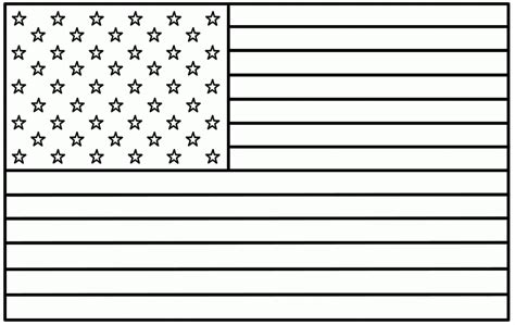 American Flag Coloring Pages Best Coloring Pages For Kids