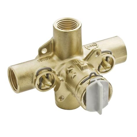 The instructions however are all pictures and really not clear. Moen M-Pact Pressure Balancing Rough-In Valve with Stops ...