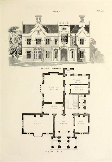 Design For A Gothic Revival Country House Gothic House Gothic House