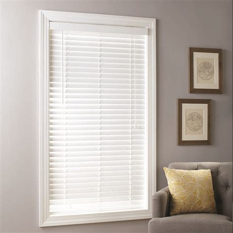 Better Homes And Gardens 2 Faux Wood Cordless Blinds White
