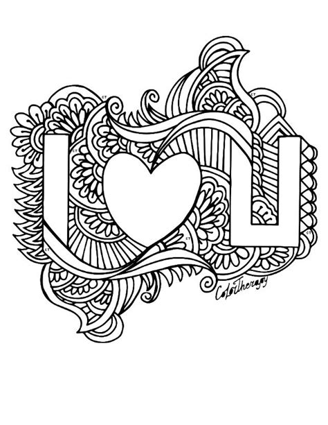 Love Colouring Pages For Adults Verla Broome