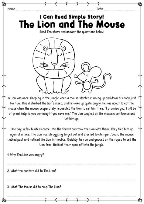 30 Short Stories With Worksheets Coo Worksheets