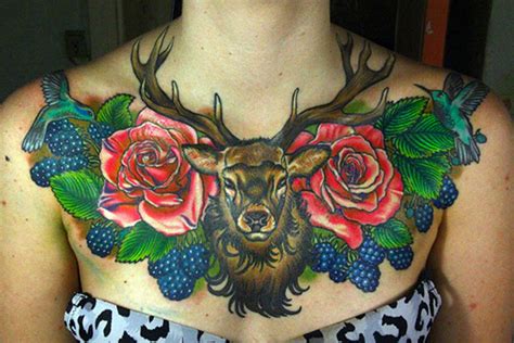 45 Cute And Beautiful Deer Tattoos The Design Inspiration