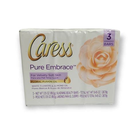 Caress Pure Embrace With White Flowers And Almond Oil Bar Beauty Bar