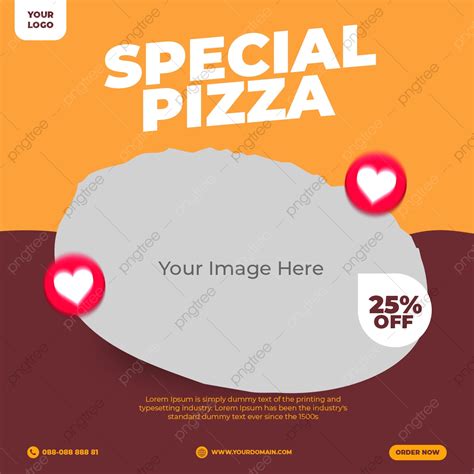 Special Pizza Banner Template For Instagram Template Download On Pngtree