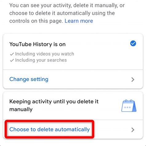 How To Automatically Delete Your Youtube History 5 Andowmac