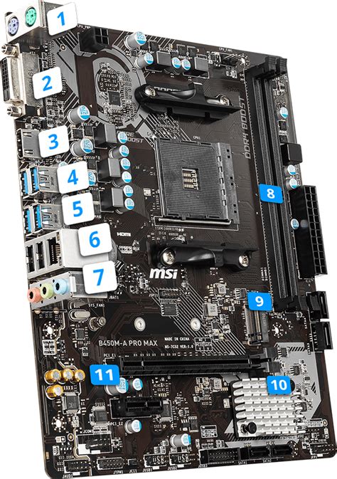 B450m A Pro Max Motherboard Msi Global