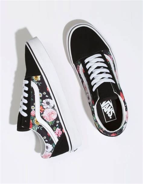 Sorry for the sound, i used my phone as the microphone. VANS Garden Floral Old Skool Womens Shoes | How to lace vans, Vans shop, Shoes
