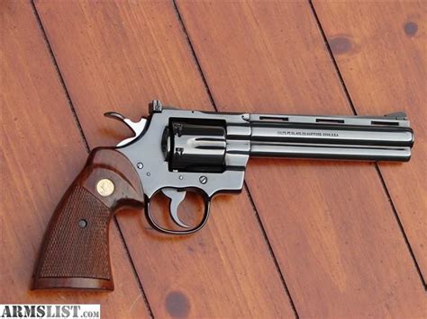 Armslist Colt Python Royal Blue Matching 6 357 Magnum