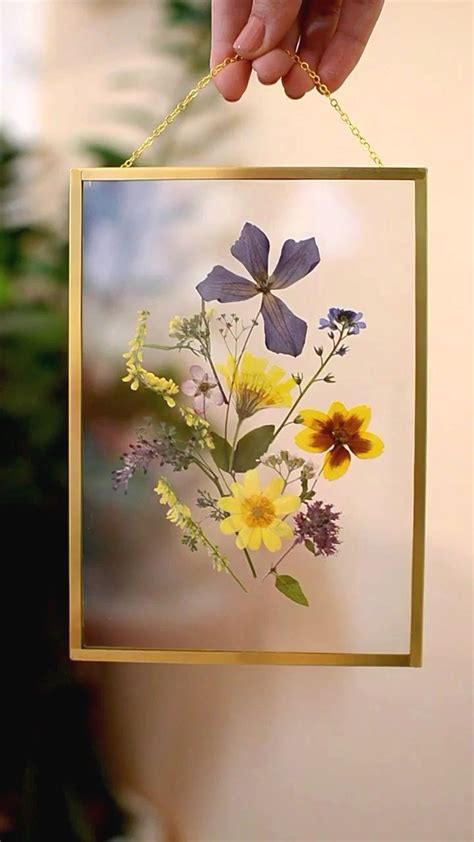 Best Diy Picture Frame Pressed Flowers Pressed Flowers Frame