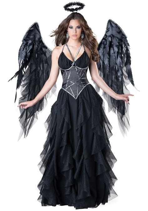 Women S Dark Angel Costume Black Angel Costume Angel Halloween Costumes Dark Angel Halloween